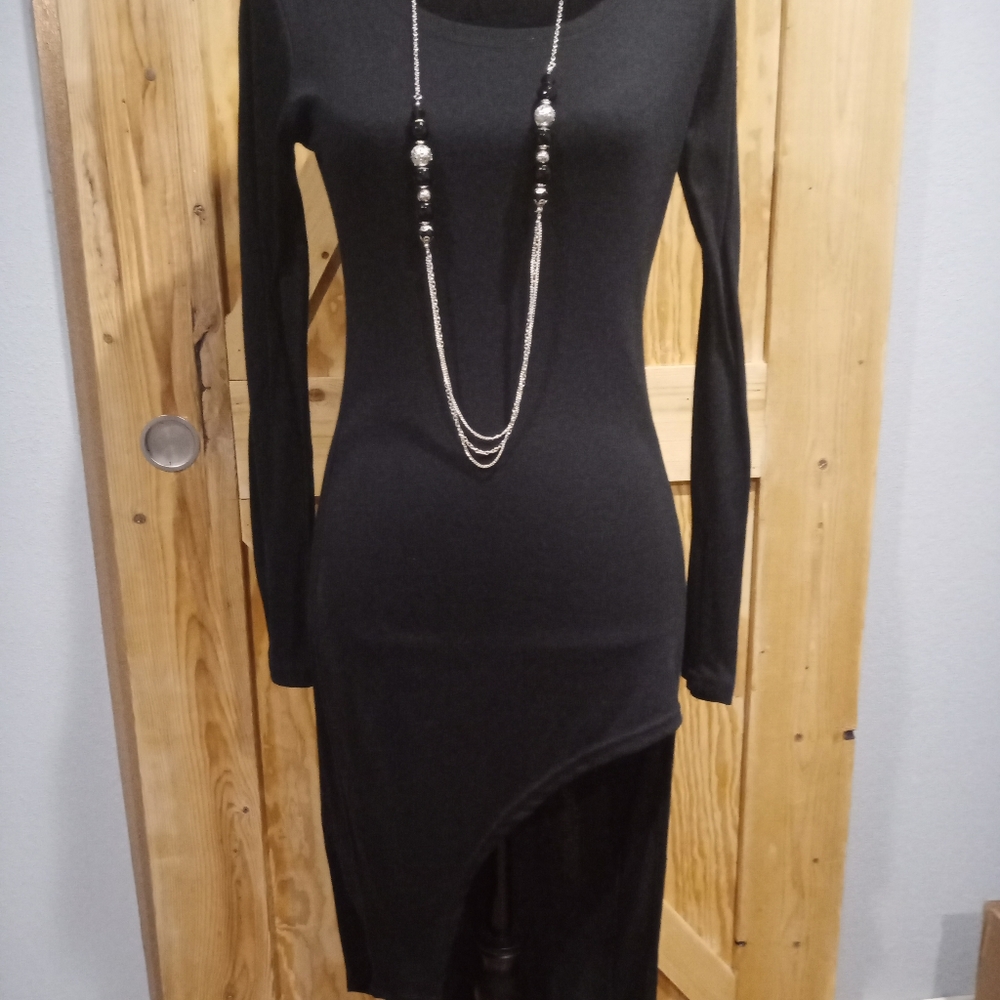 Knit long top